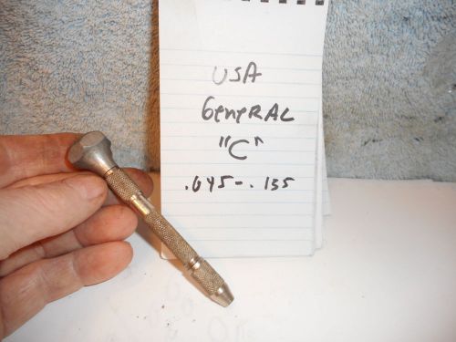 Amachinists 12/4 buy now usa general size c pin vise for sale