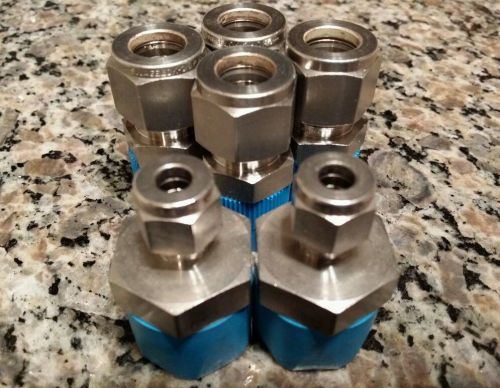 6 swagelok stainless steel fittings for sale