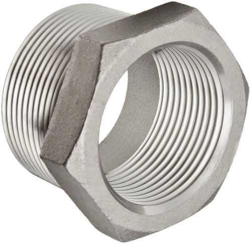 Stainless steel 304 cast pipe fitting, hex bushing, class 150, 1/4&#034; npt male x for sale