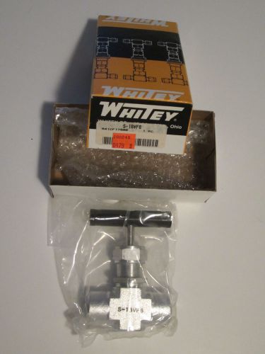 Swagelok / Whitey Integral Bonnet Needle Valve S-18VF8 (new in box)