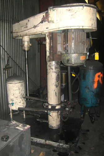 30 h.p. hockmeyer big h disperser with stainless steel shaft and blade for sale