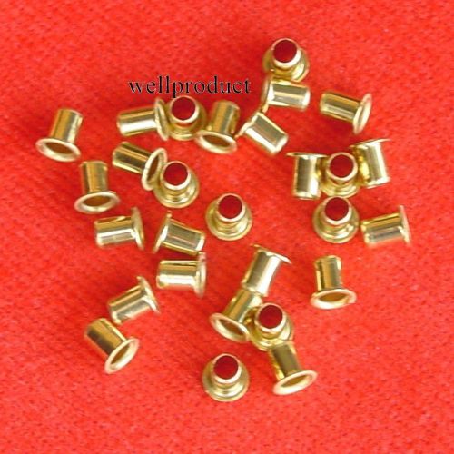 &gt; 100x Copper Alloy Brass Eyelet 3.5x5mm for Soldering Connection-Fe