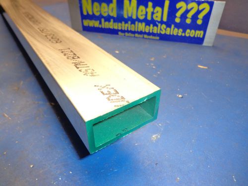 1&#034; x 2&#034; x 36-1/4&#034;-long x 1/8&#034; wall 6063 t52 aluminum rectangle tube--&gt;free ship! for sale