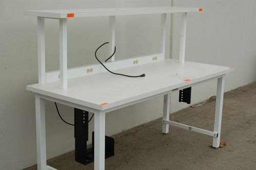 Asembly 6&#039; anti-static mat bench electronic esd workstation + cpu computer shelf for sale