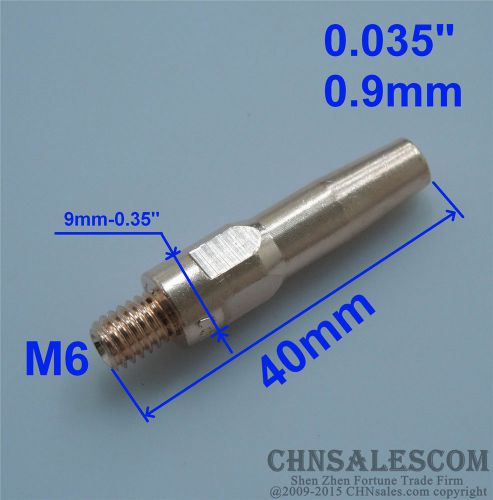 10 PCS Panasonic Type MIG/MAG Welding Industrial Robot Contact TIP 0.9mm 0.035&#034;