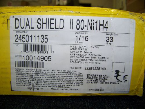 ESAB Dual Shield 11 80-Ni1H4 Welding Wire Dia. 1/16&#034; #245011135