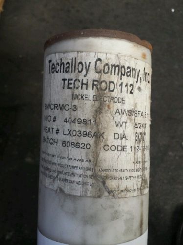 Techalloy Company, Inc. Tech Rod 112 ENICRMO-3 3/32&#034; x 8lb tube of Electrodes