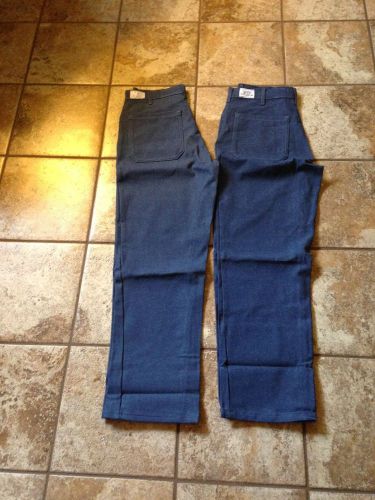 New 2 pairs of westex steel grip pants denim blue size 34x30 for sale