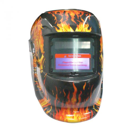 S3M Cool Skull Solar Auto Darkening Welding Helmet Arc Mig Tig Mma Arc Mag Mask