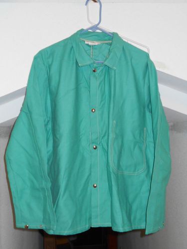 Westex fr-7a mens green welding large jacket flame resistant new 52&#034; chest for sale