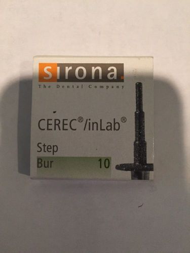 New Cerec Compact Diamind Step Bur 10 Sirona 6 Pack