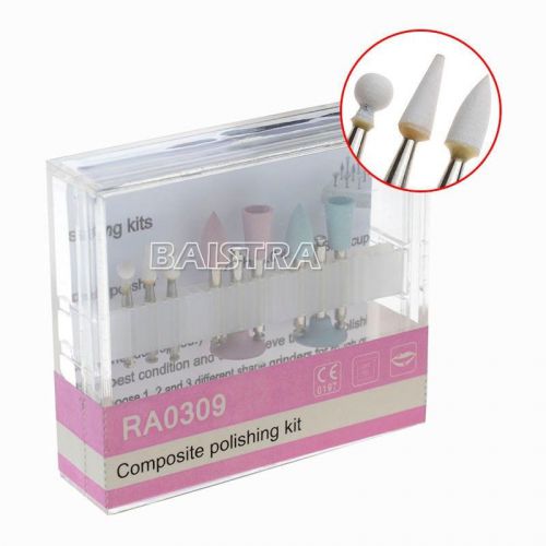 1kit Dental Diamond Burs Composite polishing kit for low-speed RA-0309