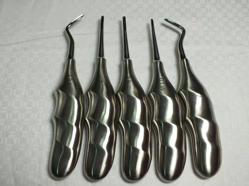 Dental Root Elevators 3 Straight 2 Cryer Anatomical ADDLER German Stainless Rust