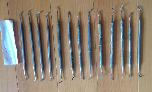 Dental Plastic Instruments For Filling 13 Pieces