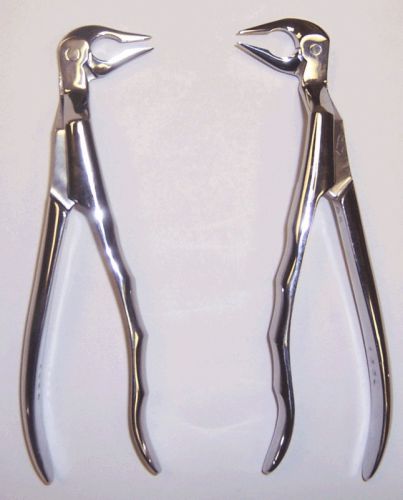 2 MICRO Extracting Forceps 133L &amp; 133R Dental Instruments