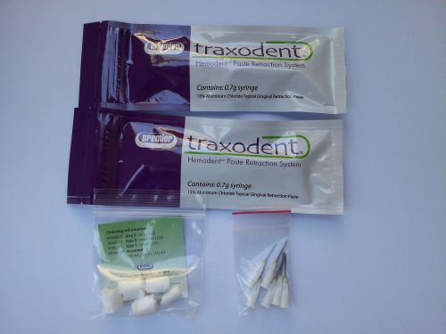 Premier Dental Traxodent Hemodent Retraction Sample Pack - 2 Syringes - $19.99