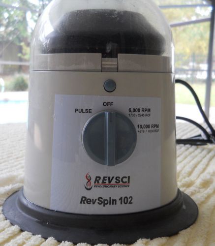 Microcentrifuge revsci revspin 102 6,000 rpm and 10,000 rpm for sale