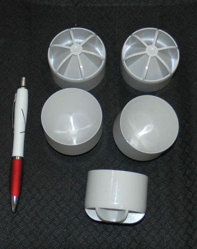 5 Beckman 60mm Conical Flask Centrifuge Cone Adapter