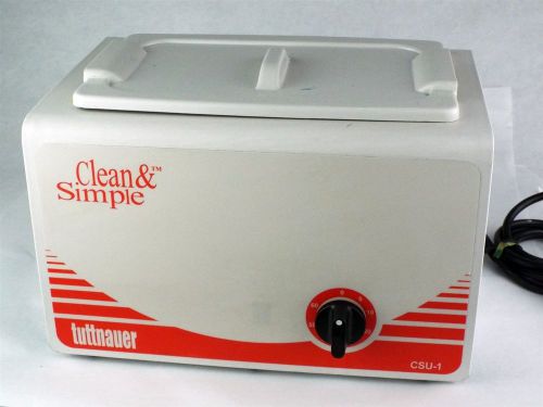 Tuttnauer csu-1 tabletop dental instrument ultrasonic bath cleaner w/ lid for sale