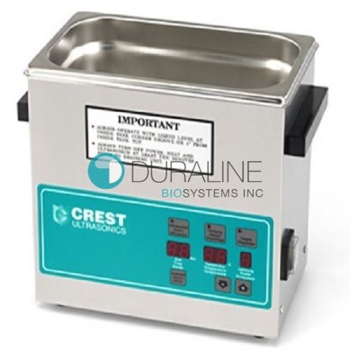 New Crest CP1100D PowerSonic Digital Ultrasonic Cleaner Heater &amp; Timer 3.25 Gall