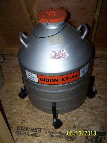 Mve orion et-44  liquid nitrogen cryogenic dewar with stand for sale