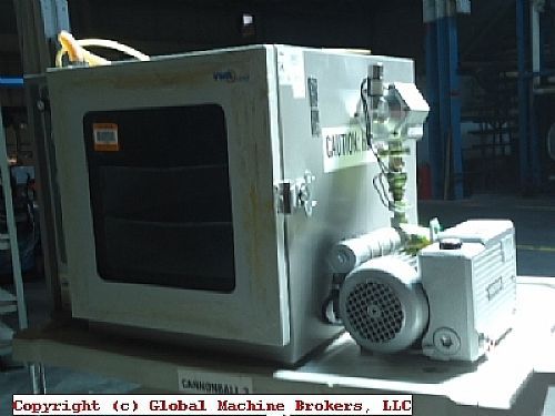 Vwr shel-lab model 1430 vacuum oven with gardner denver vacuum pump for sale