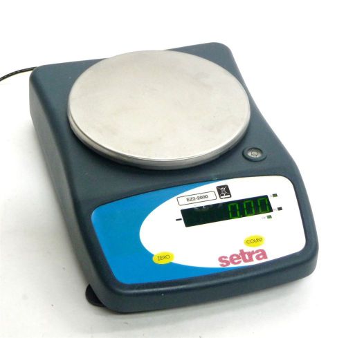 SETRA EASY COUNT EZ2-2000 2000G GRAMS RS-232 DIGITAL WEIGHING COUNTING SCALE