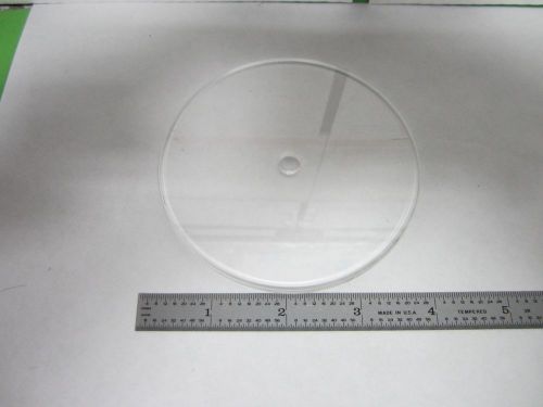 OPTICAL THICK GLASS BK7 DISC VERY NICE LASER OPTICS BIN#L5-15