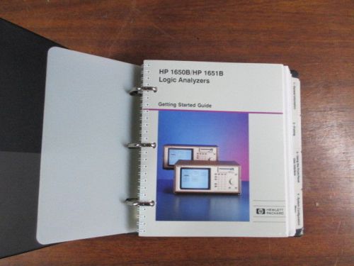 HP Manual 1650B/1651B Logic Analyzer Original