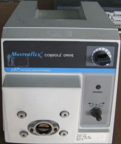 Masterflex Console Drive Peristaltic Pump Model 7520-40 Speed 6-600 RPM
