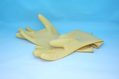 Lab ACID RESISTANT  acid-proof gloves rubber latex GLOVES  new