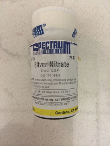 Silver nitrate, 99.8+% - 25 grams - spectrum chemical for sale
