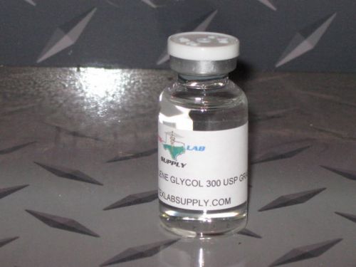Tex Lab Supply 20 mL POLYETHYLENE GLYCOL - 300 PEG USP GRADE - Sterile
