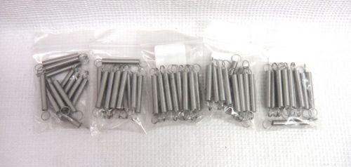 Lot of 5 chemglass 12 piece 32mm stainless steel springs cg-110-04 for sale