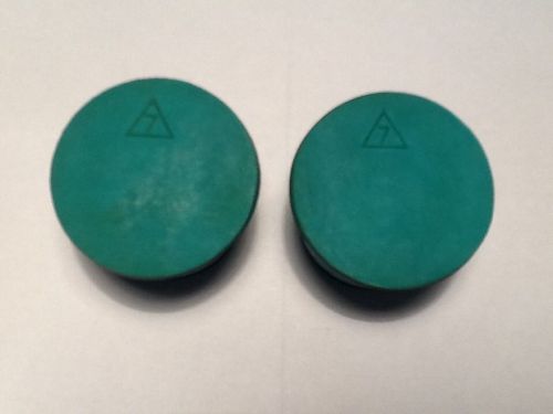 Size 7 Solid Neoprene Rubber Stoppers (Count 2)
