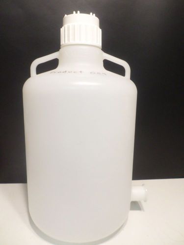NALGENE Plastic Polypropylene 5Gal 20L Carboy Jug 1.5” Prime Sanitary Flange 83B