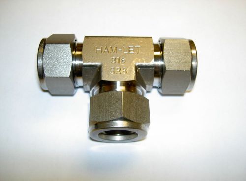 Ham-let 316ss union tee, let-lok 764lss3/4, 3/4&#034; for sale