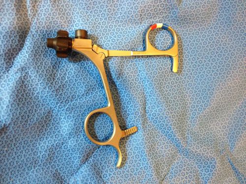 Karl storz clickline metal handle with hemostat ratchet for sale