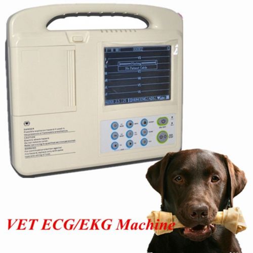 Vet Verterinary 3-channel Electrocardiograph ECG/EKG Machine CE Proved!