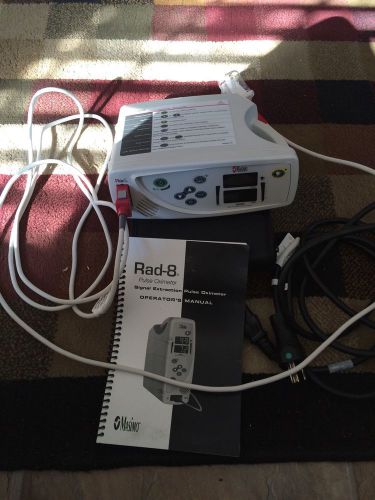 Masimo Pulse Oximeter Rad 8 w/ Patient Cables &amp; Power Cord