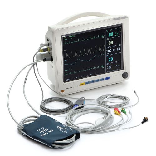 12&#034; ICU Patient Monitor 6 parameter Vital Sign ECG NIBP RESP TEMP SPO2 Pressure