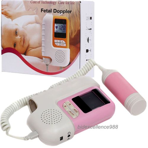 Promotion fetal doppler 2mhz with lcd display &amp; rechargeable batteries for sale