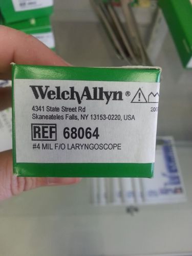 Welch Allyn Miller Halogen Fiber Optic Laryngoscope - 68064