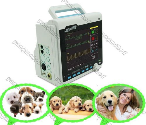 Vet veterinary patient monitor ecg spo2 monitor nibp resp temp pr animal use for sale