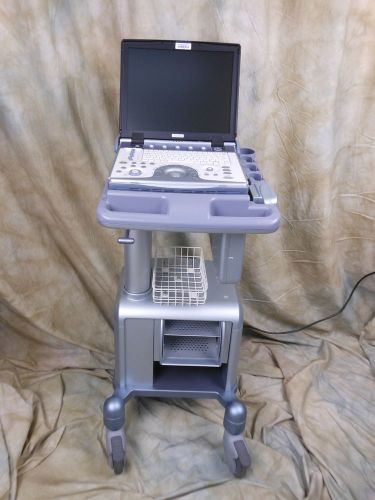 GE Vivid e Portable Ultrasound Unit with TWO Transducers 4C-RS and 8L-RL