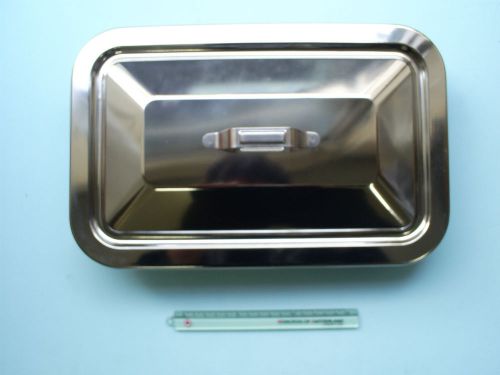 New product stainless steel surgical instrument tray [with lid] medium-scale for sale