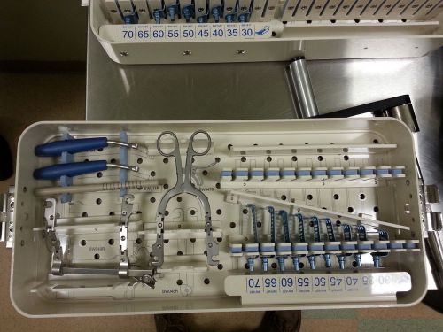Caspar cervical retractor system fenestrated titanium blades set model st0167 for sale