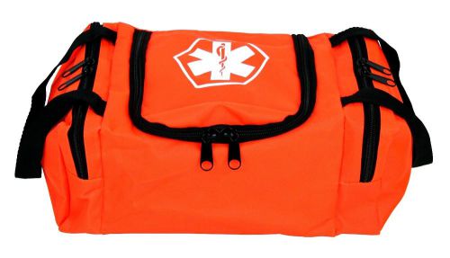 Emt first aid kit medical bag trauma responder emergency medic empty bag, orange for sale
