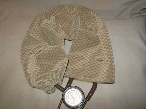 Soft tan stethoscope cover for sale