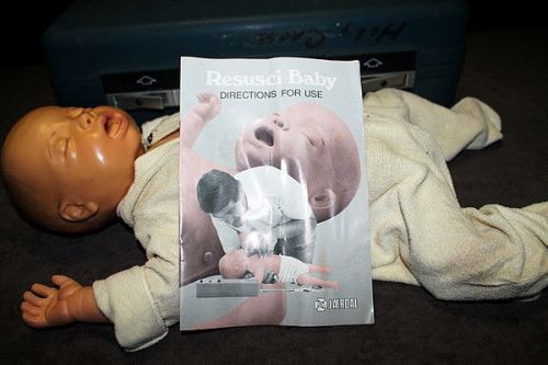 Laerdal Resusci Baby Mannequin w/ Hard Case. Free Shipping!